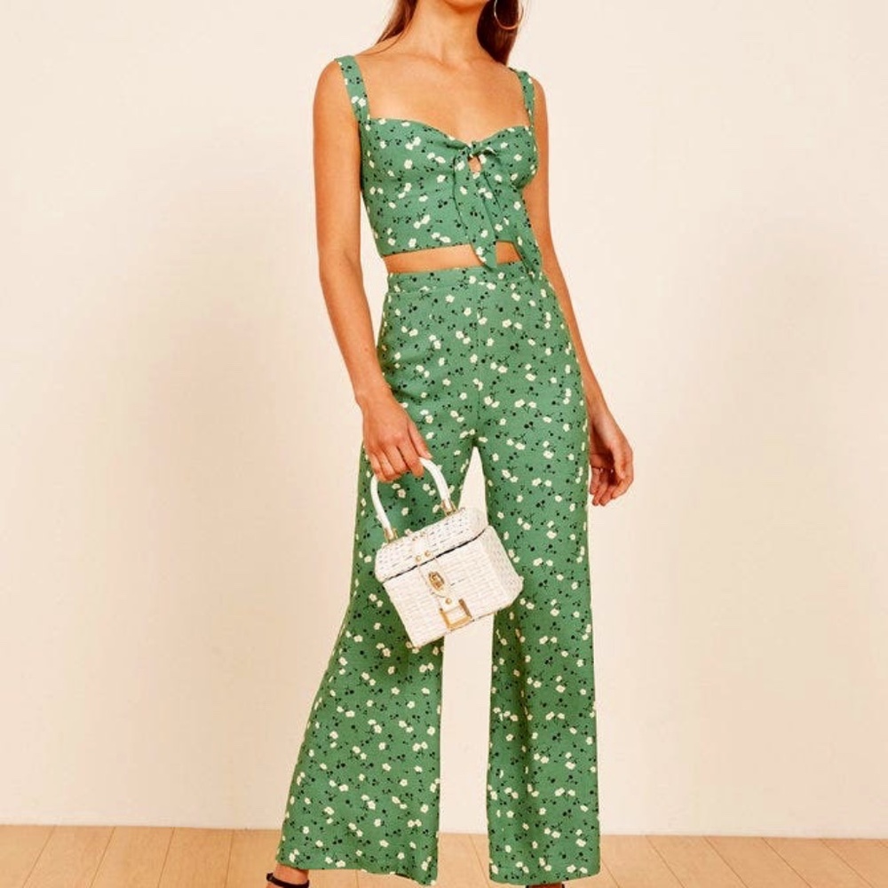 Reformation floral two piece